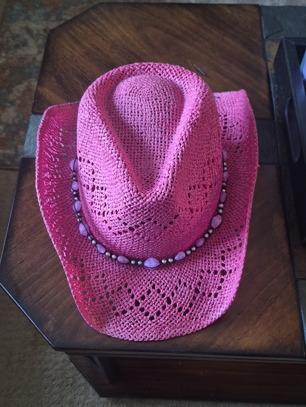 Pink Straw Cowboy Hat By Saddleback Hats